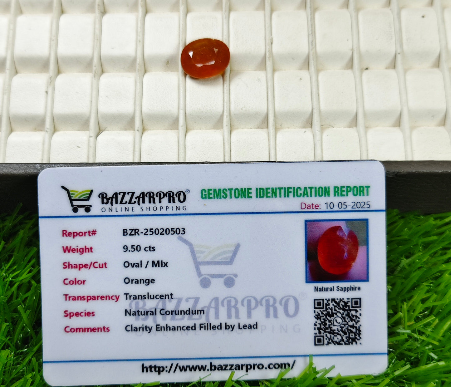 Premium Quality Pukhraj With Lab certificate