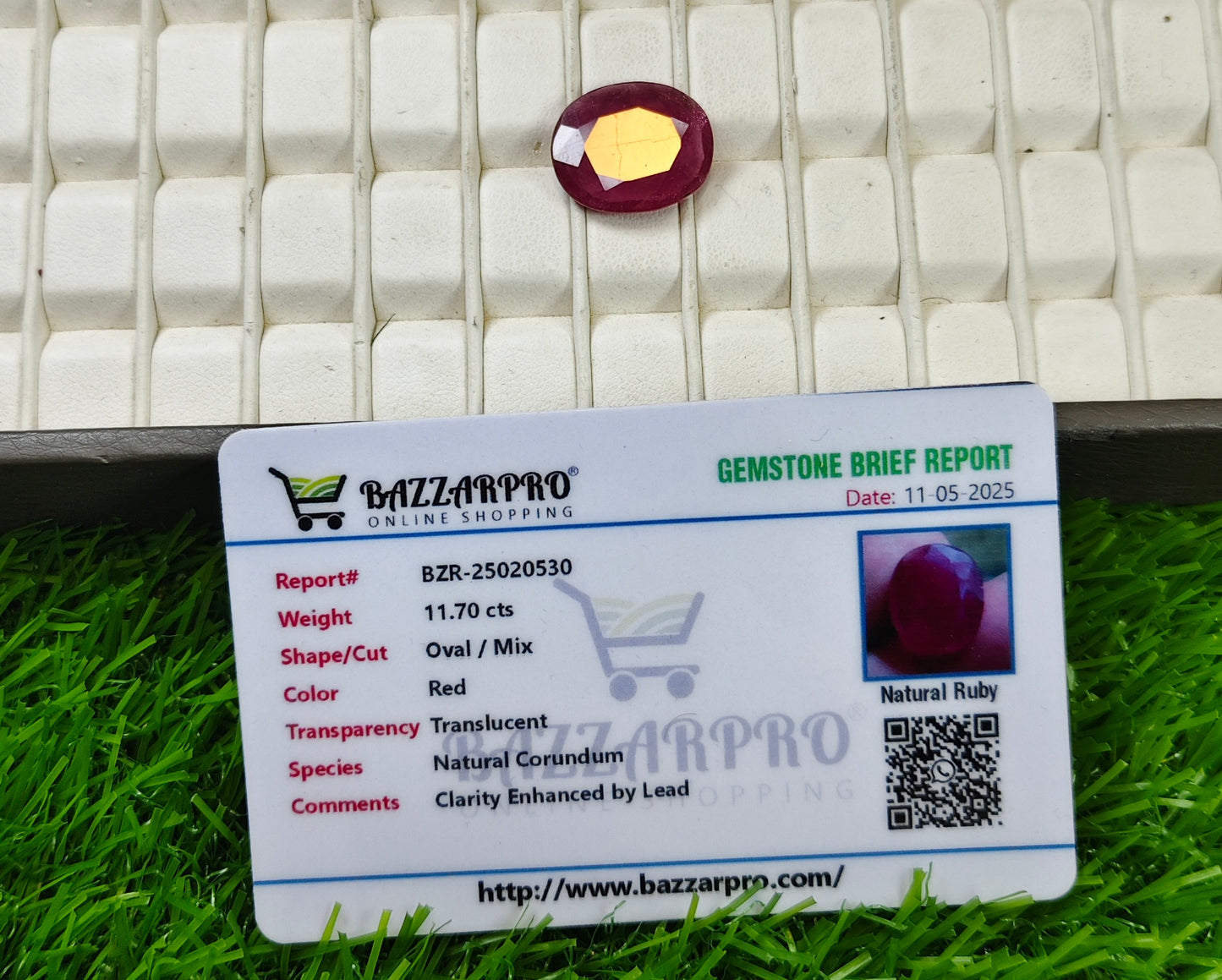 Premium Quality Ruby With Lab certificate