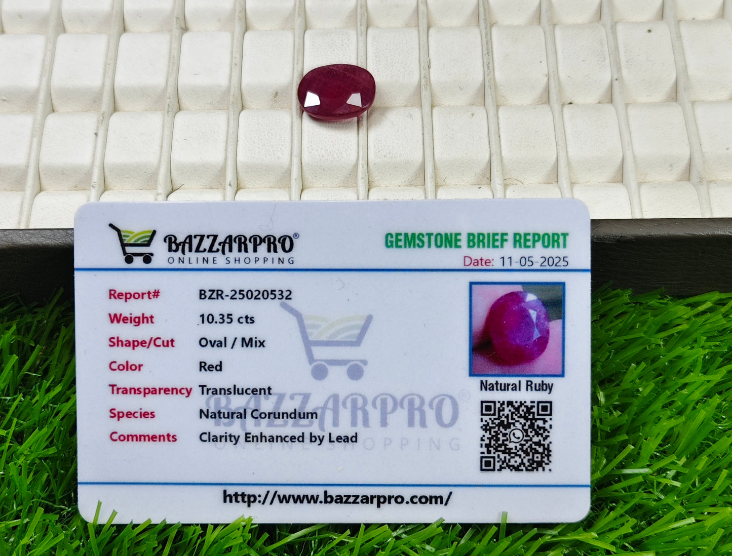 Premium Quality Ruby With Lab certificate
