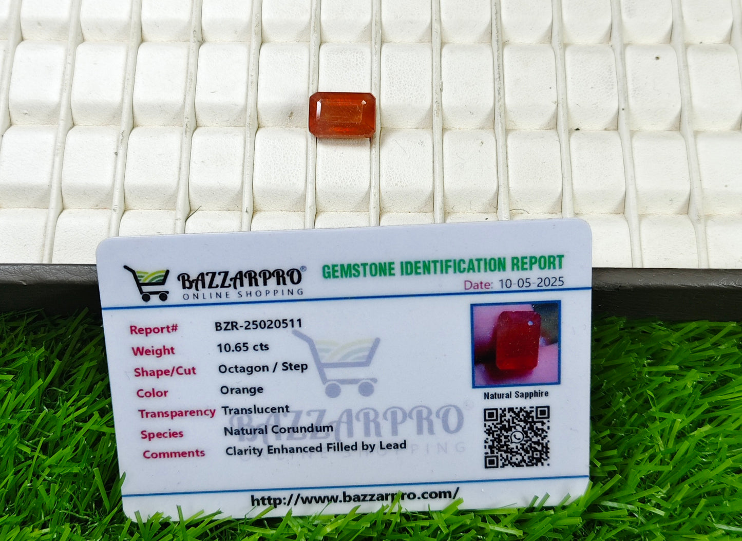 Premium Quality Pukhraj With Lab certificate