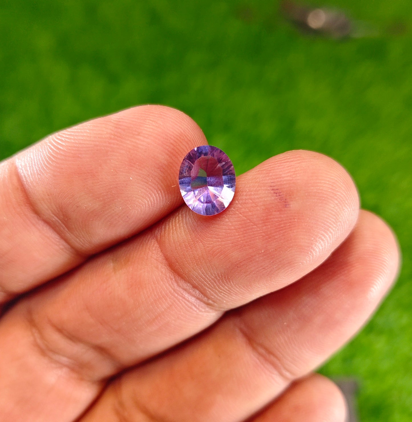 Laser Cutting Amethyst With Lab certificate