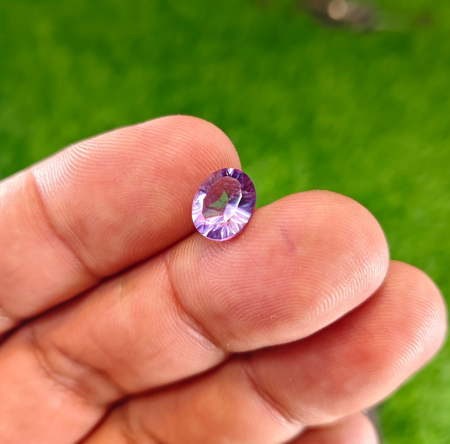 Laser Cutting Amethyst With Lab certificate