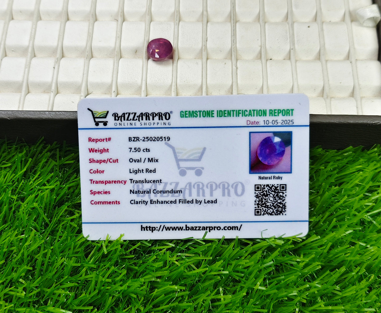 Premium Quality Ruby With Lab certificate