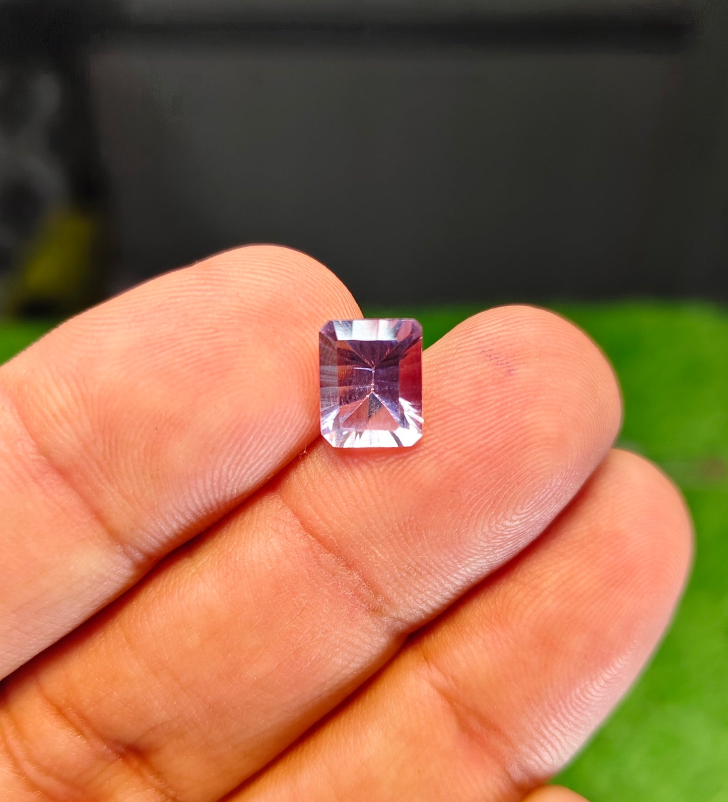 Laser Cutting Amethyst With Lab certificate