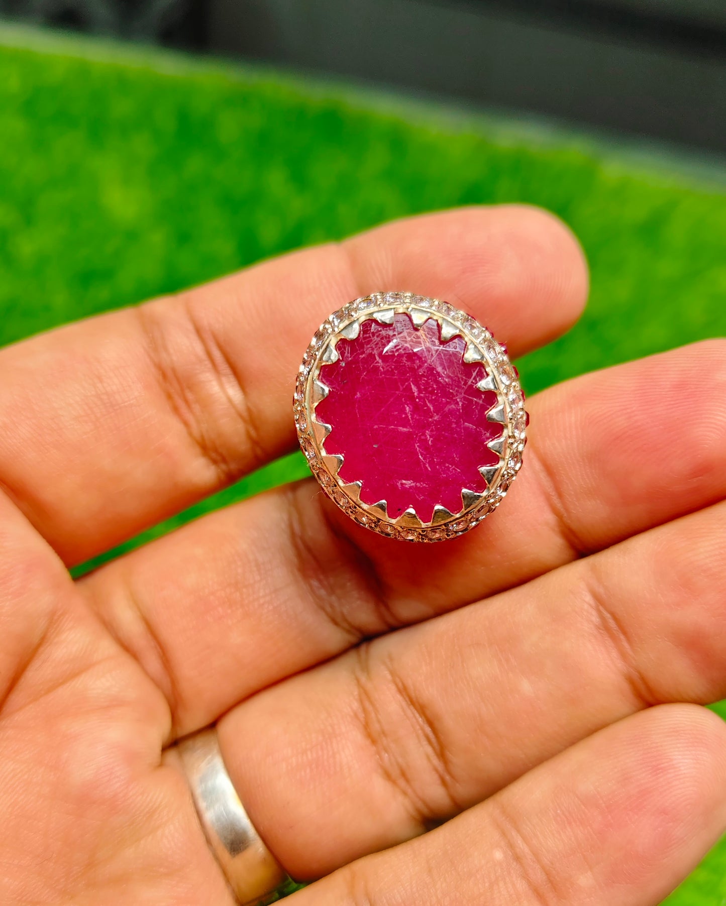 Big Size Ruby Ring