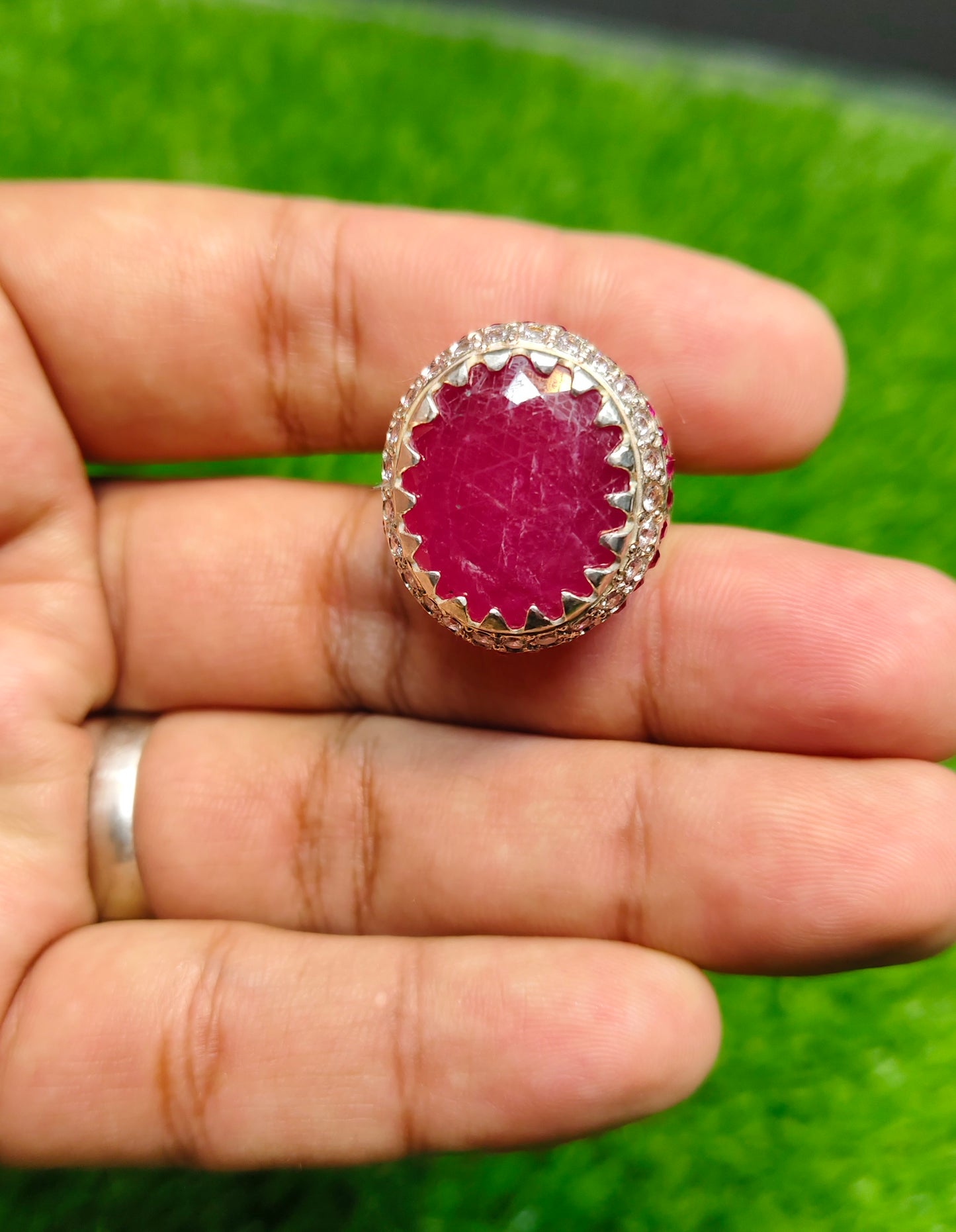 Big Size Ruby Ring