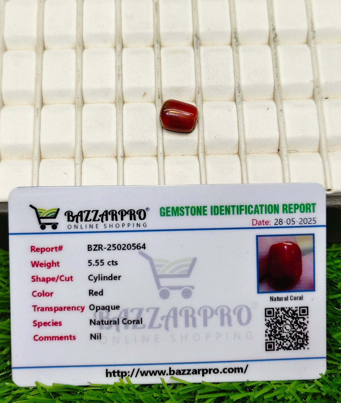 Citrine With lab certificate