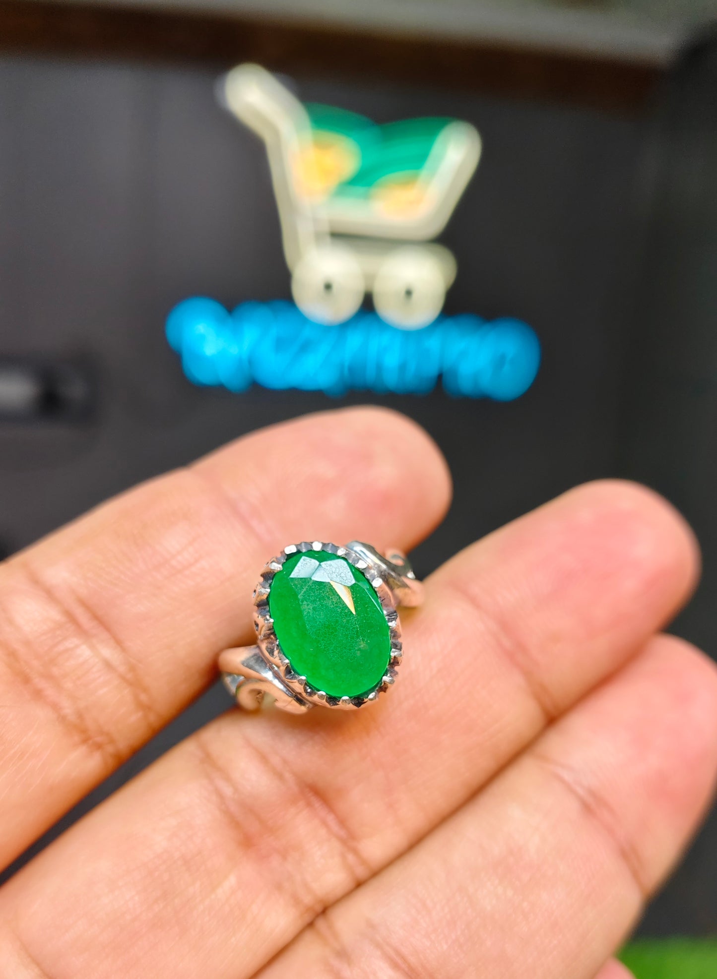African Zamurd Ring