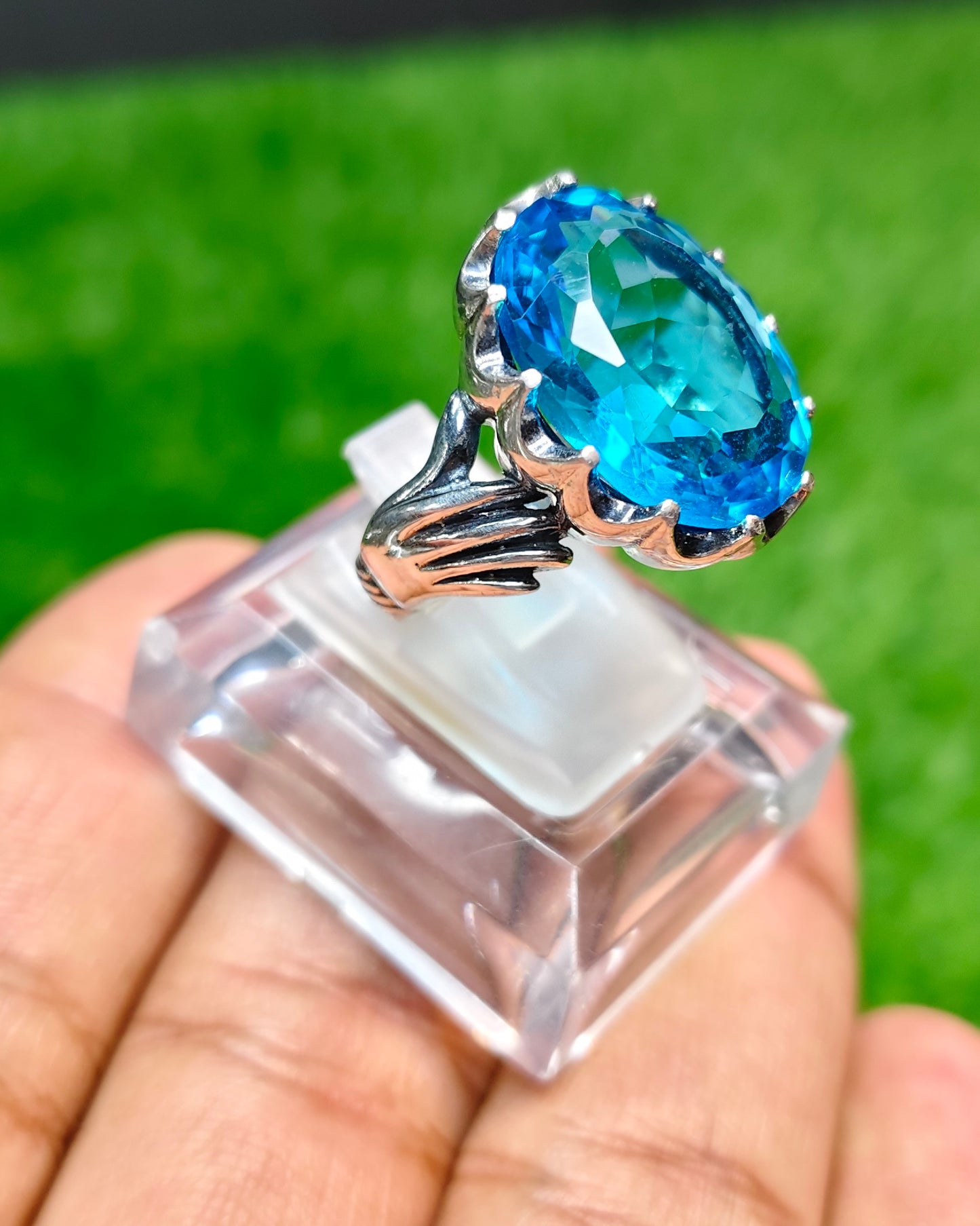 Blue Topaz Ring