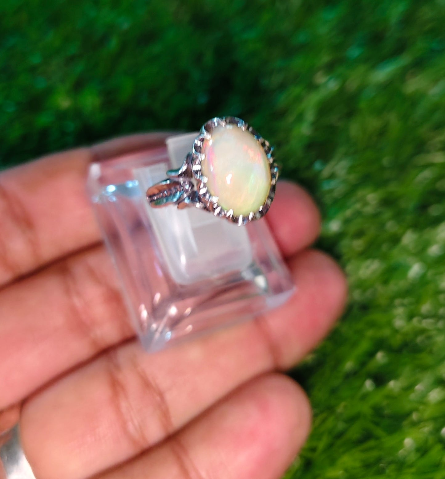White opal Ring