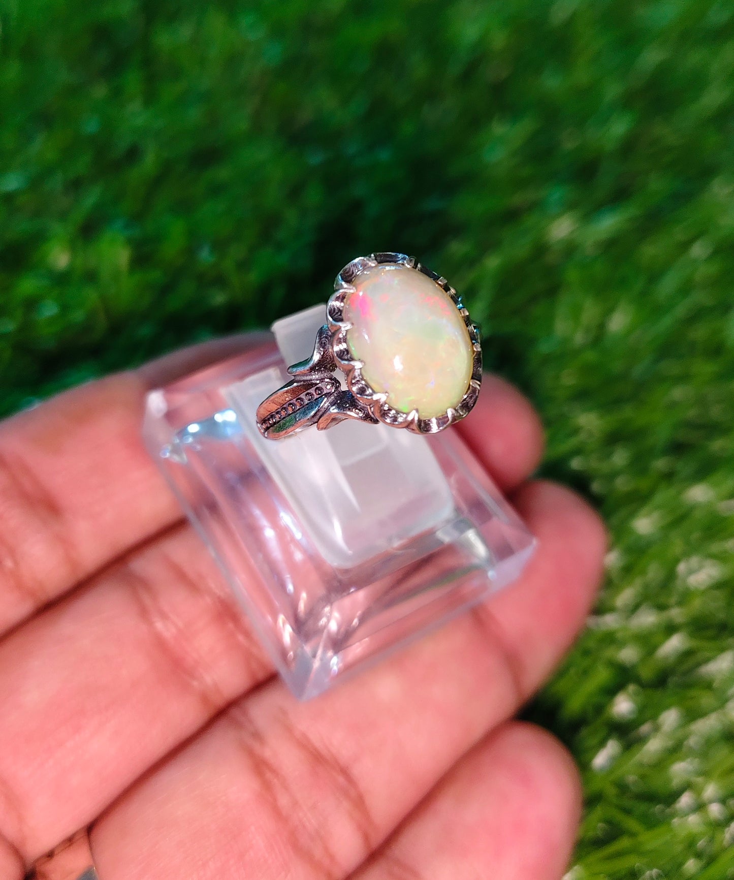 White opal Ring
