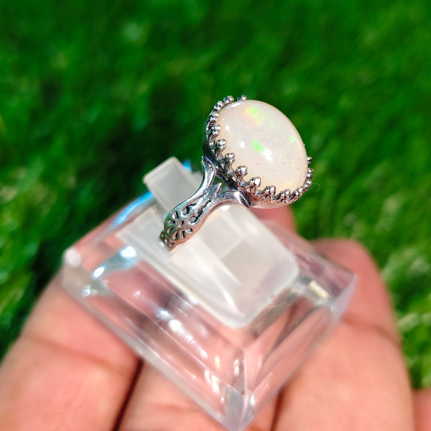 White opal Ring