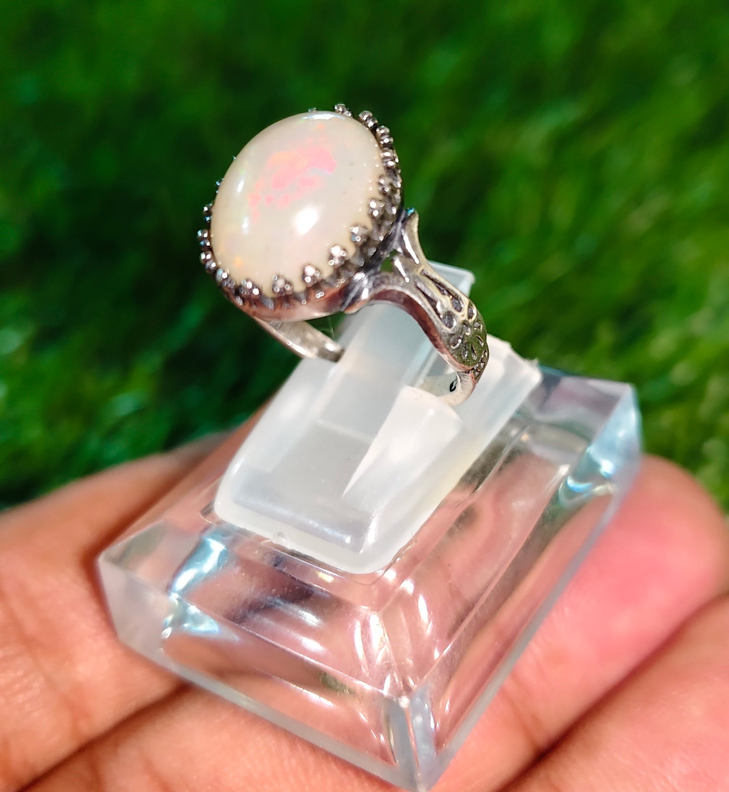 White opal Ring