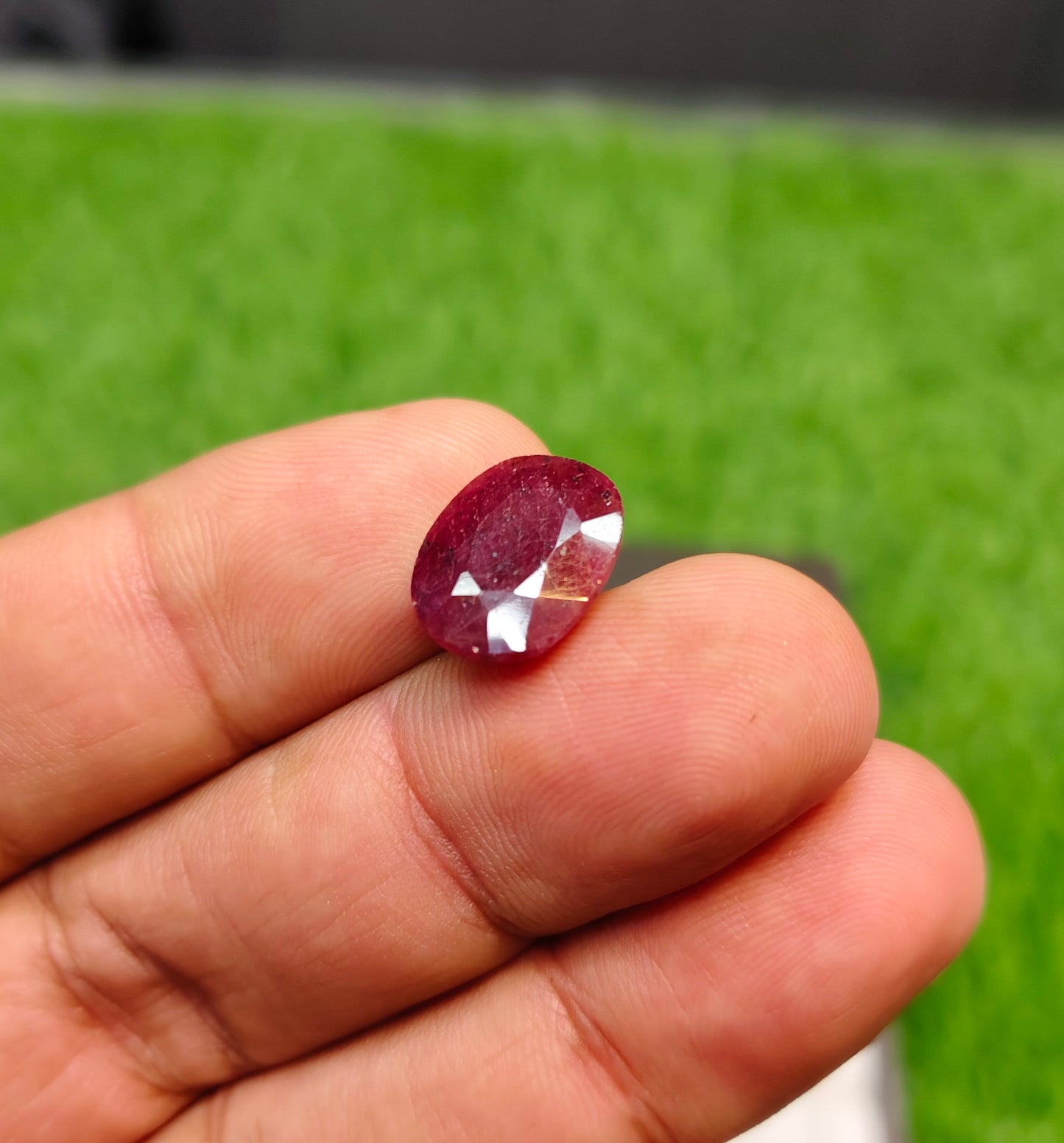 Ruby Stone With Lab Certificte