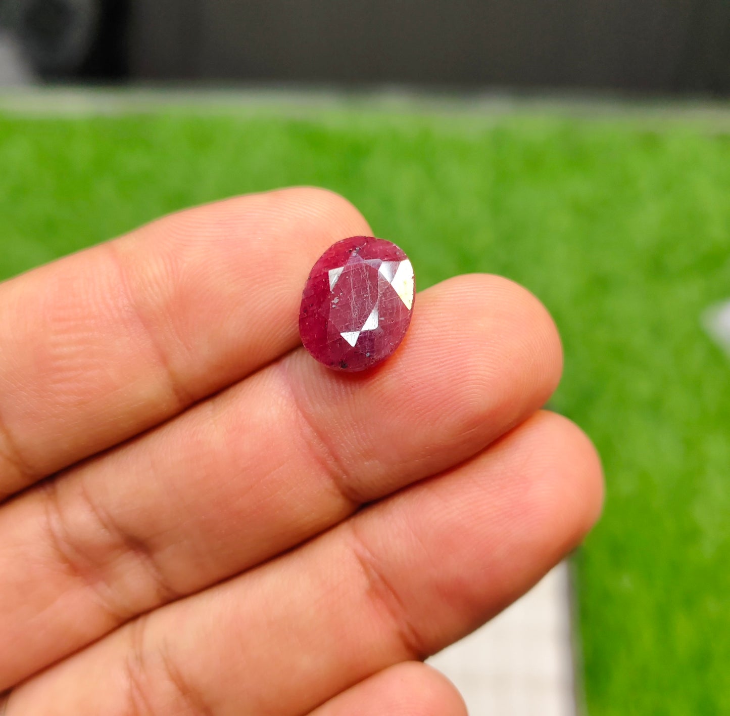 Natural Aquamarine Stone With Lab Certificte