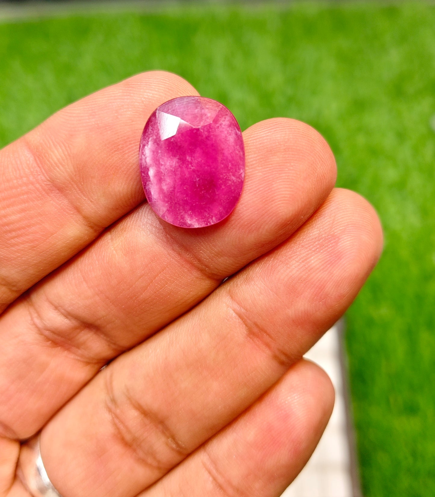 Ruby Stone With Lab Certificte