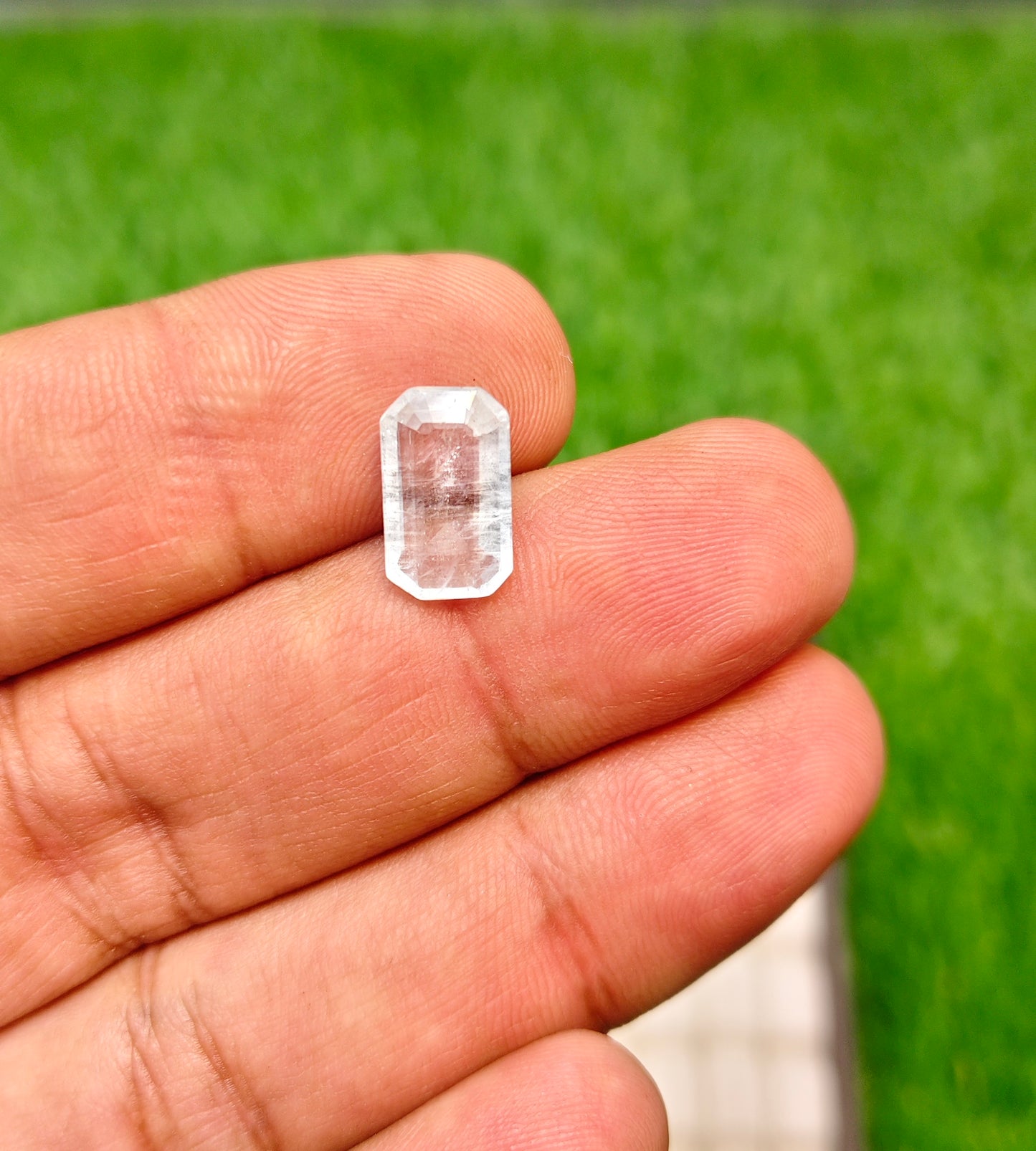 Aquamarine Stone With Lab Certificte