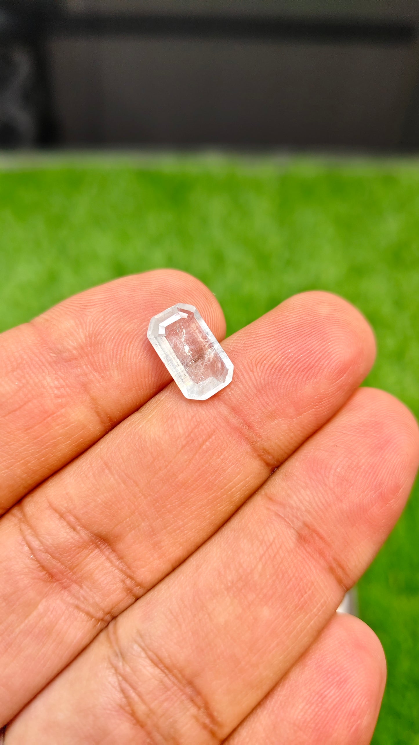 Aquamarine Stone With Lab Certificte