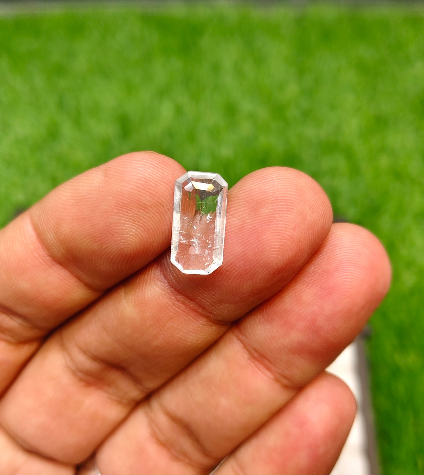 Aquamarine Stone With Lab Certificte