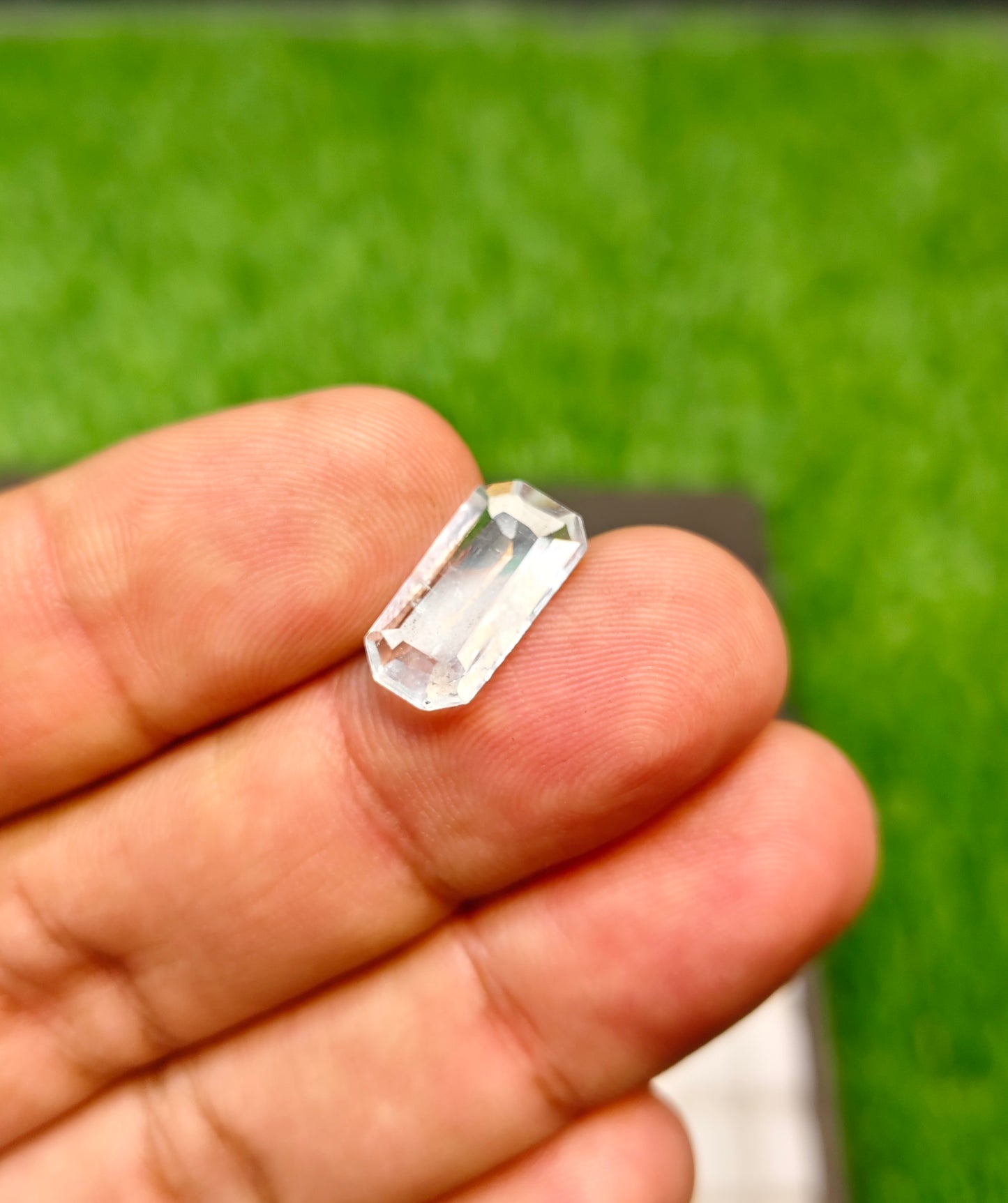 Aquamarine Stone With Lab Certificte