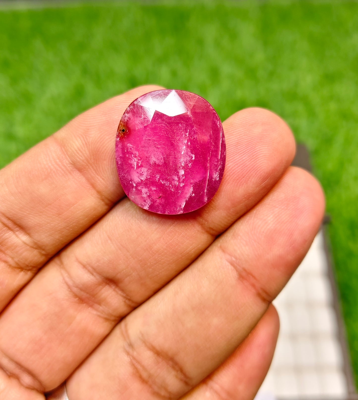 Ruby Stone With Lab Certificte