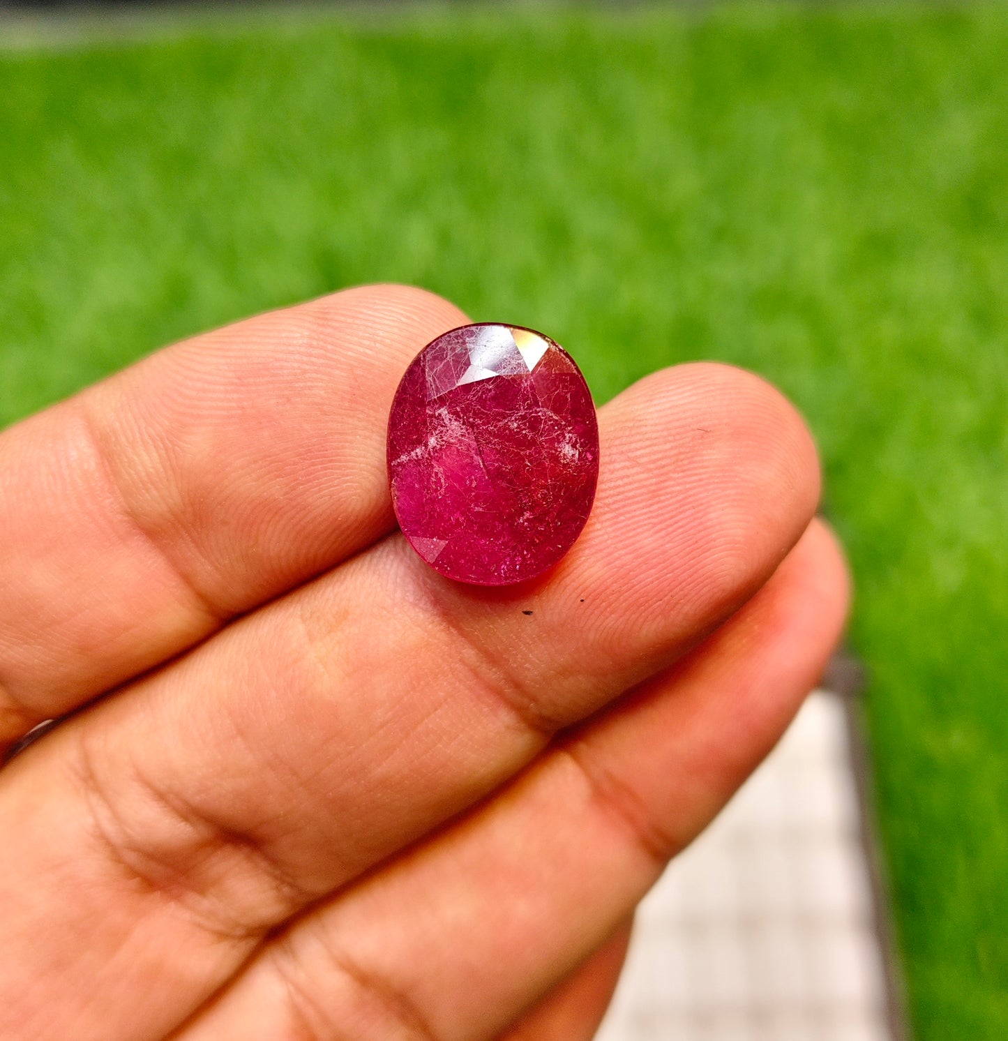 Ruby Stone With Lab Certificte