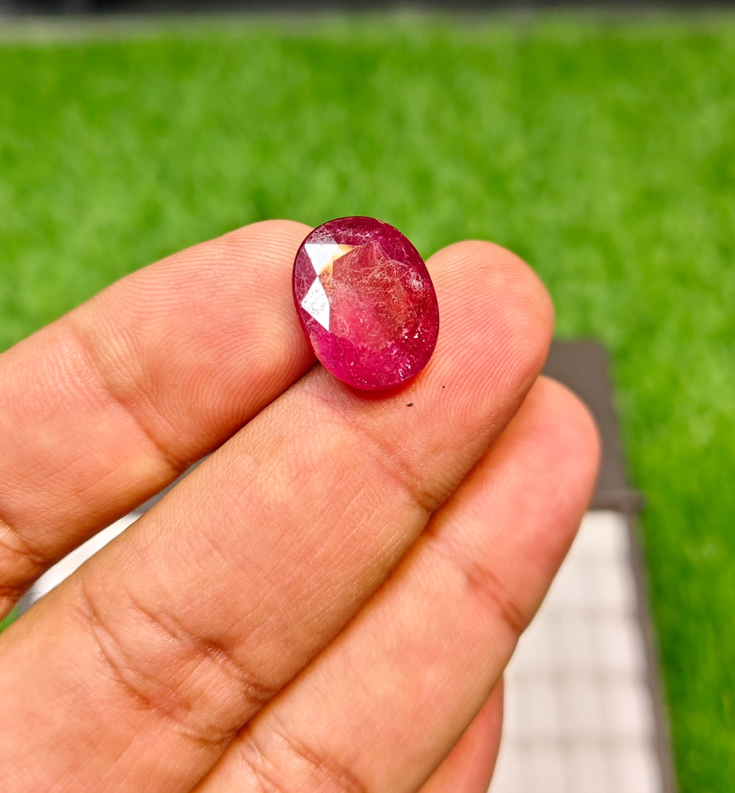 Ruby Stone With Lab Certificte