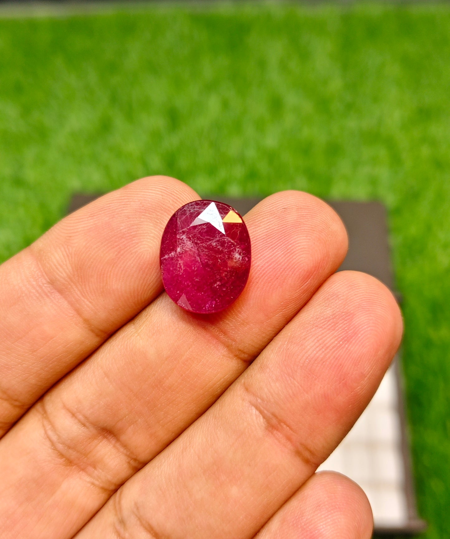 Ruby Stone With Lab Certificte