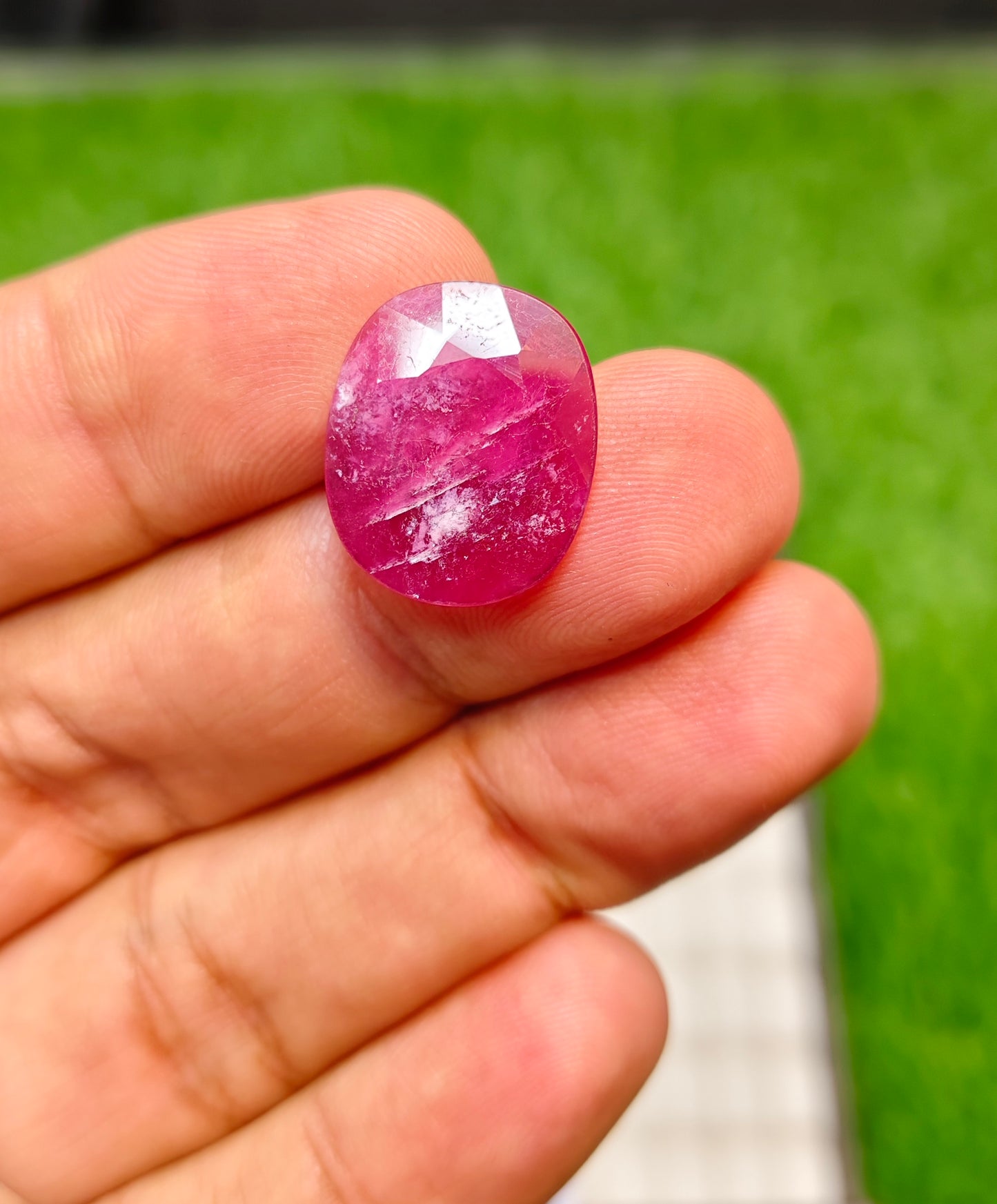 Ruby Stone With Lab Certificte