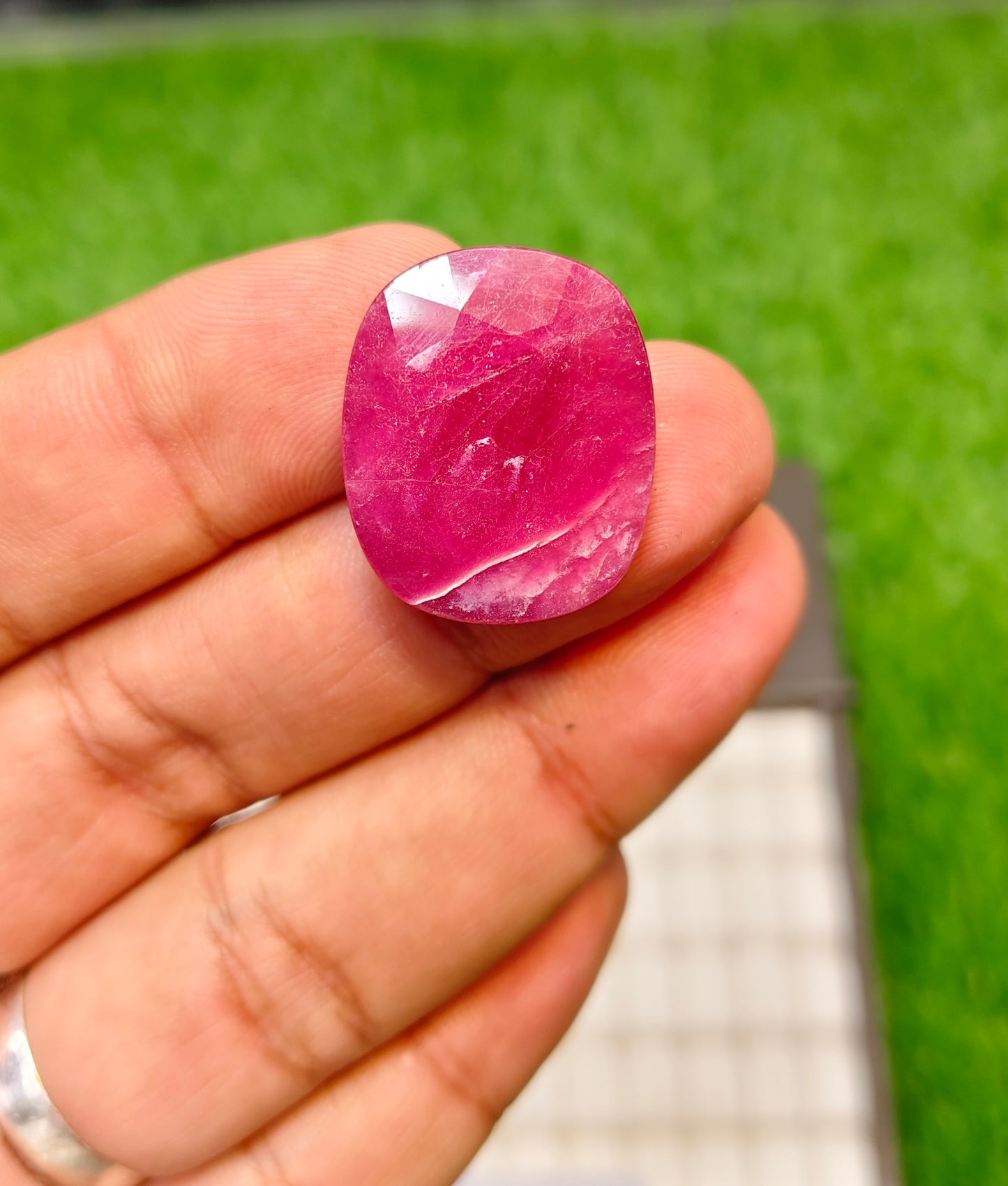 Ruby Stone With Lab Certificte