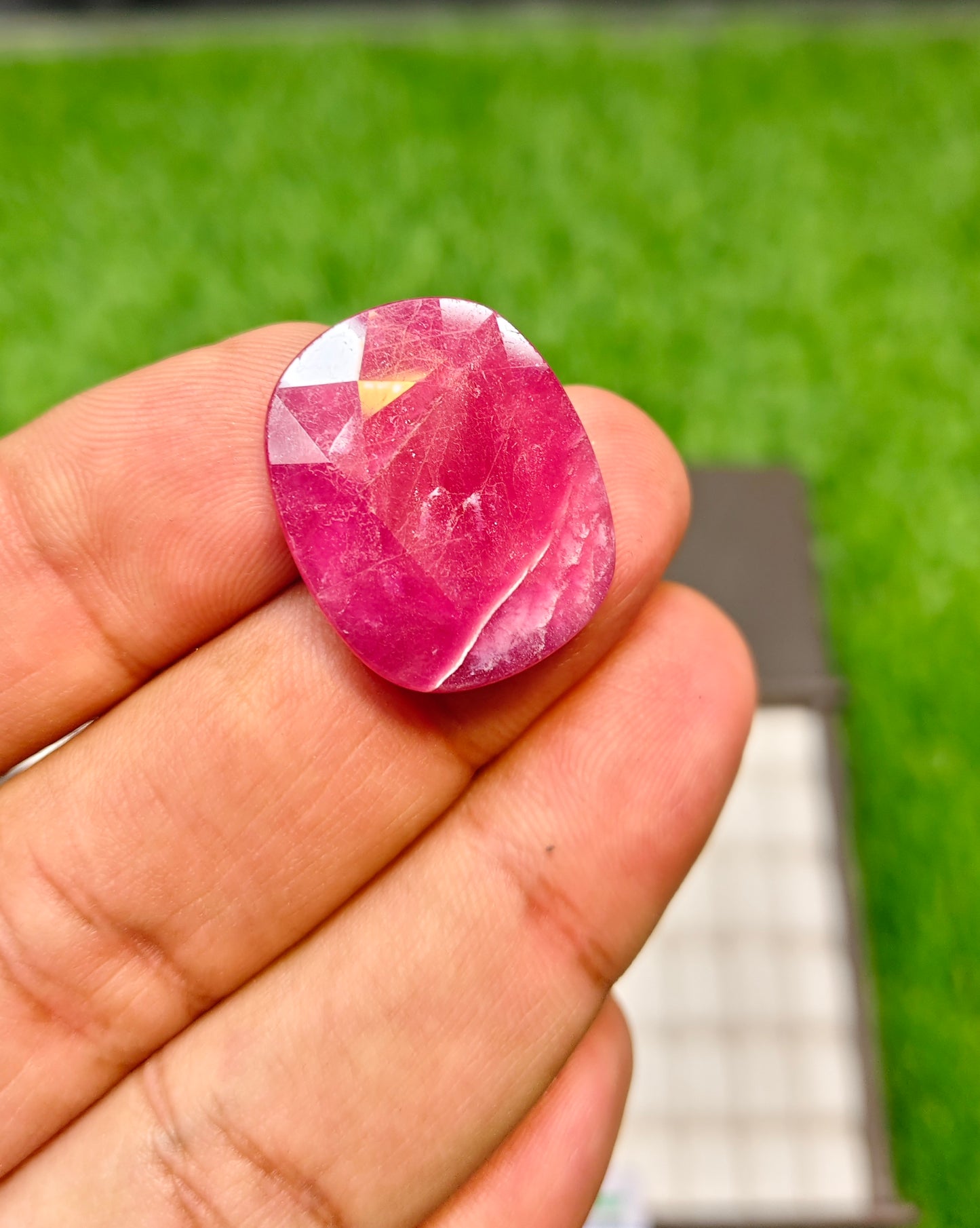 Ruby Stone With Lab Certificte