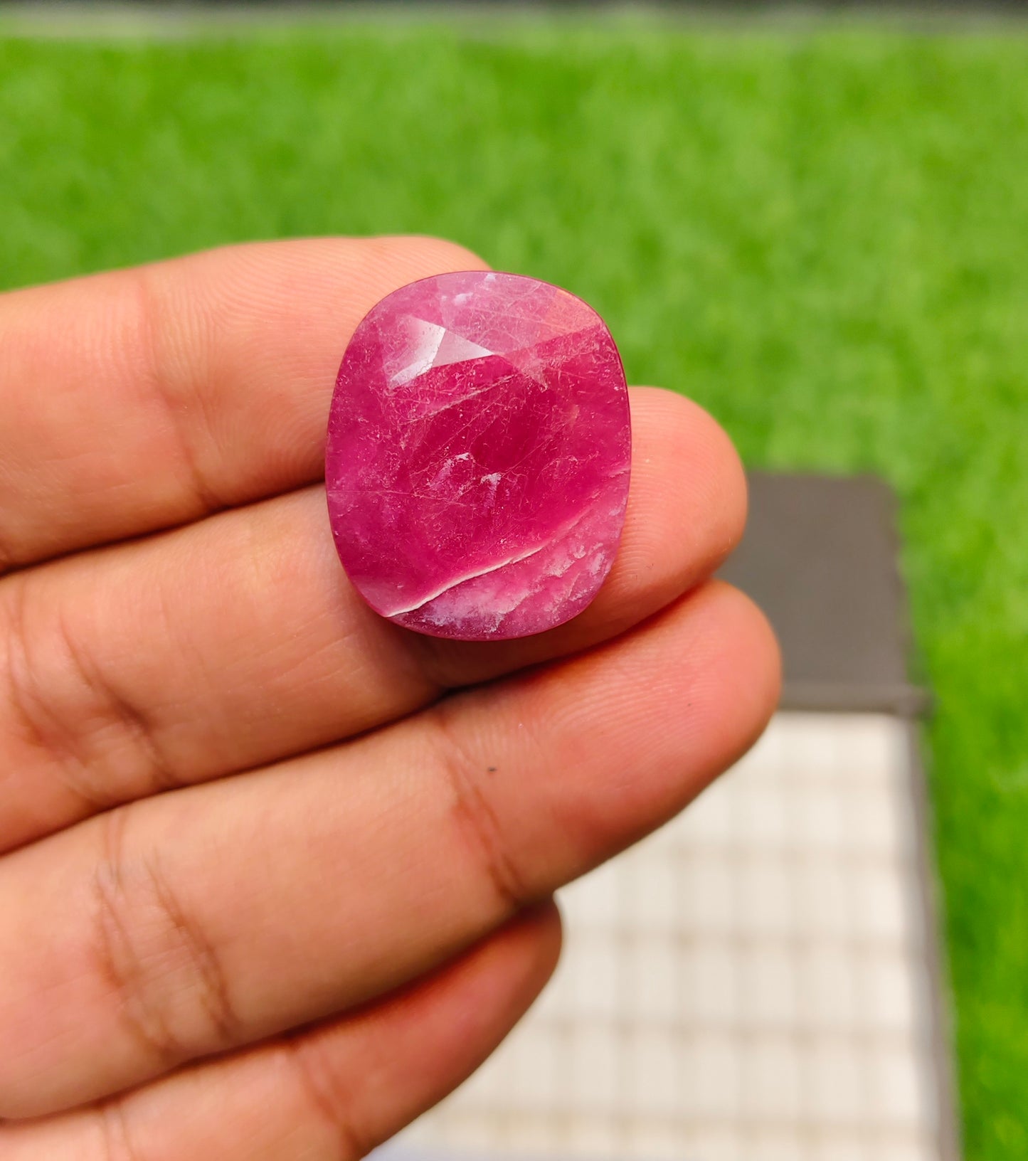 Ruby Stone With Lab Certificte