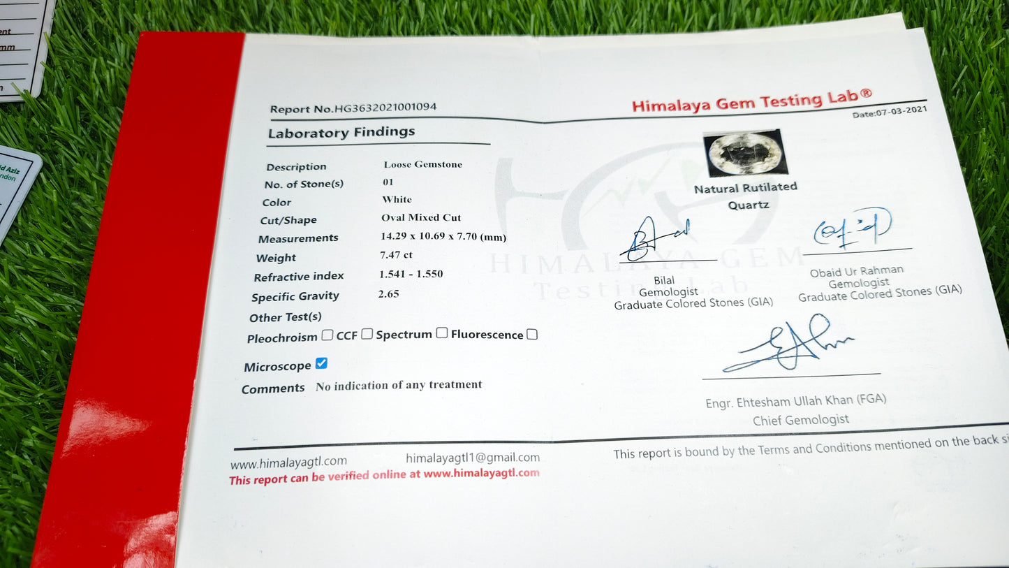Moh e Najaf With Lab certificate