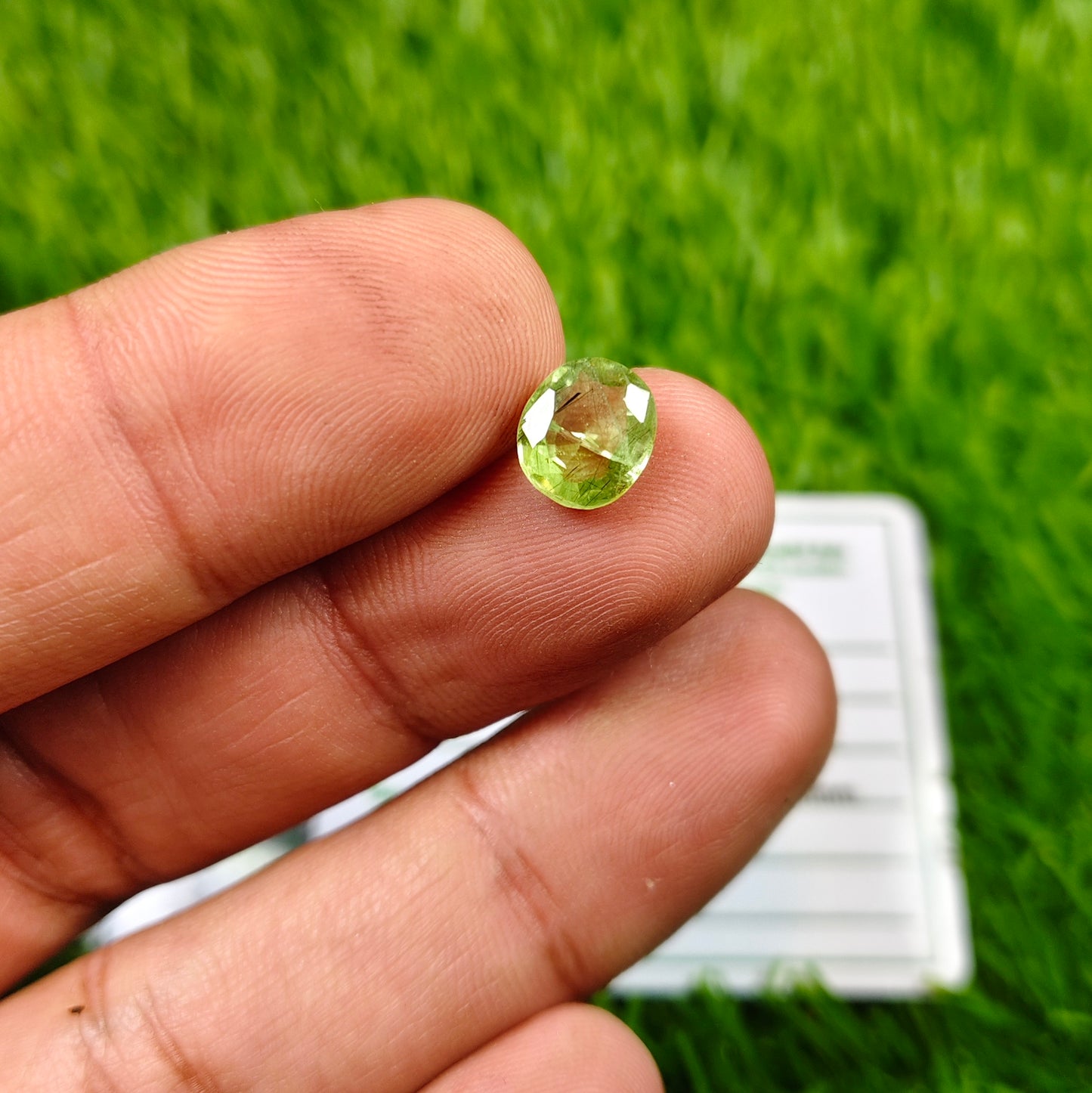 Peridot With Lab certificate