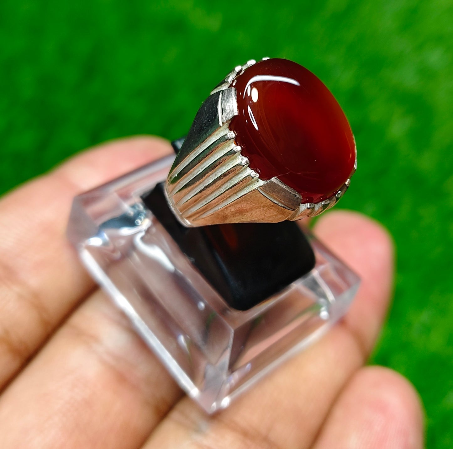 Yamni Aqeeq Ring