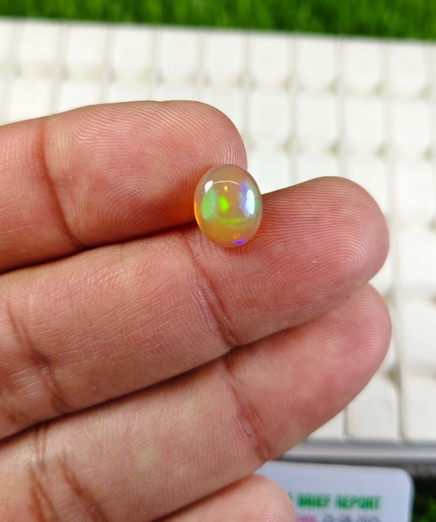 Full Fire Opal With Lab Certificate