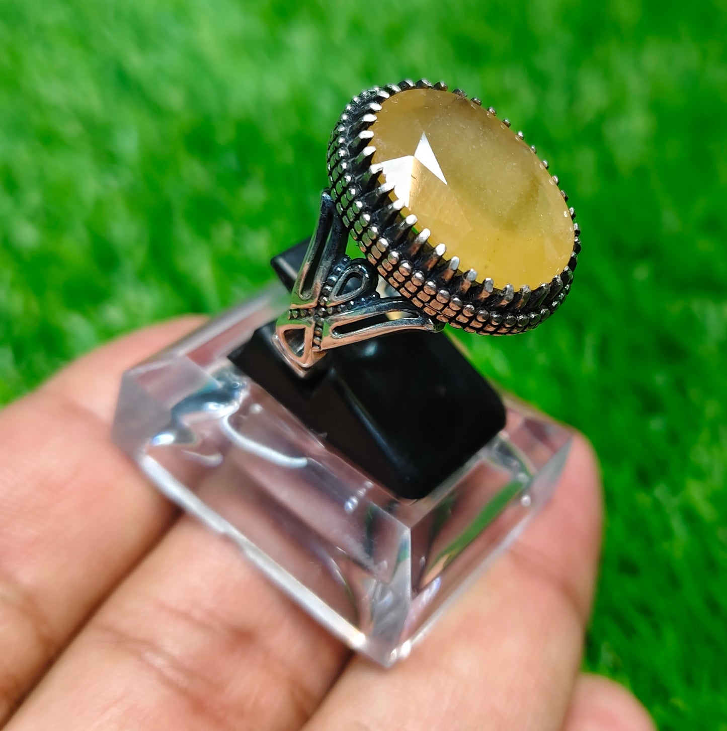 Premium Quality Pukhraj Ring