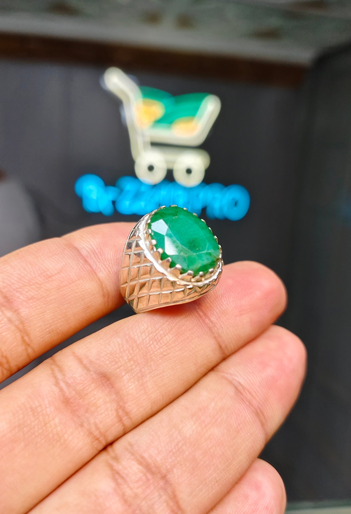 Premium Quality Zamurd Ring