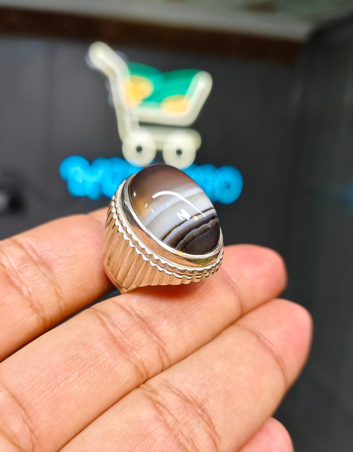 Sulemani Aqeeq Ring