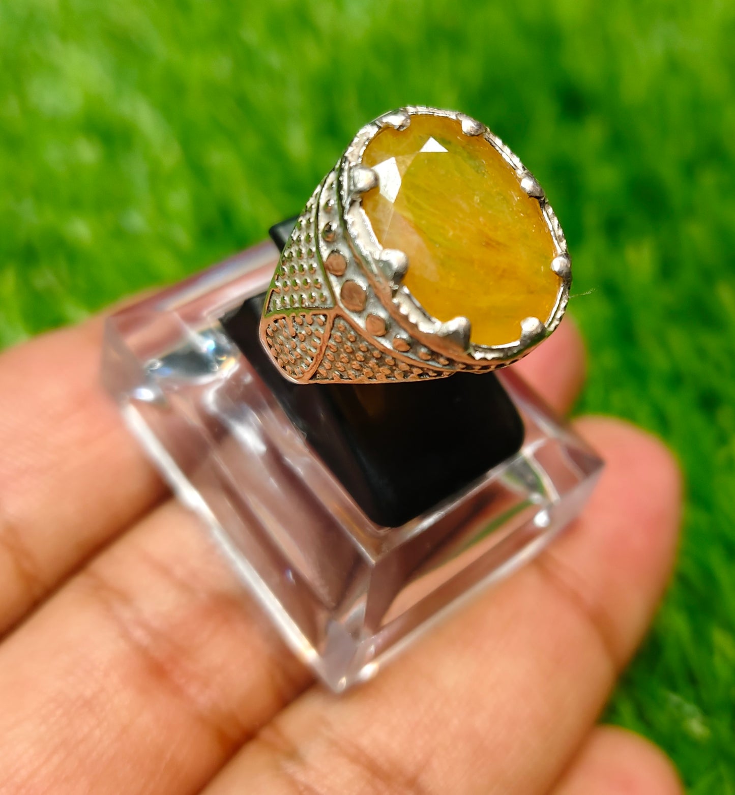 Premium Quality Pukhraj Ring