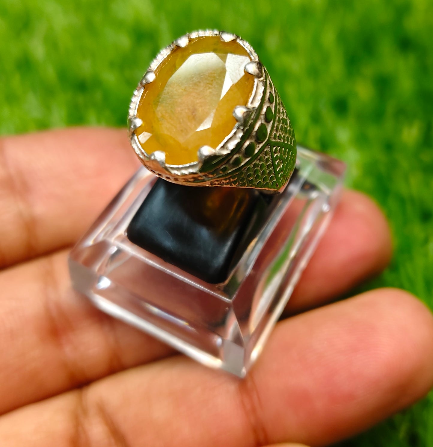 Premium Quality Pukhraj Ring