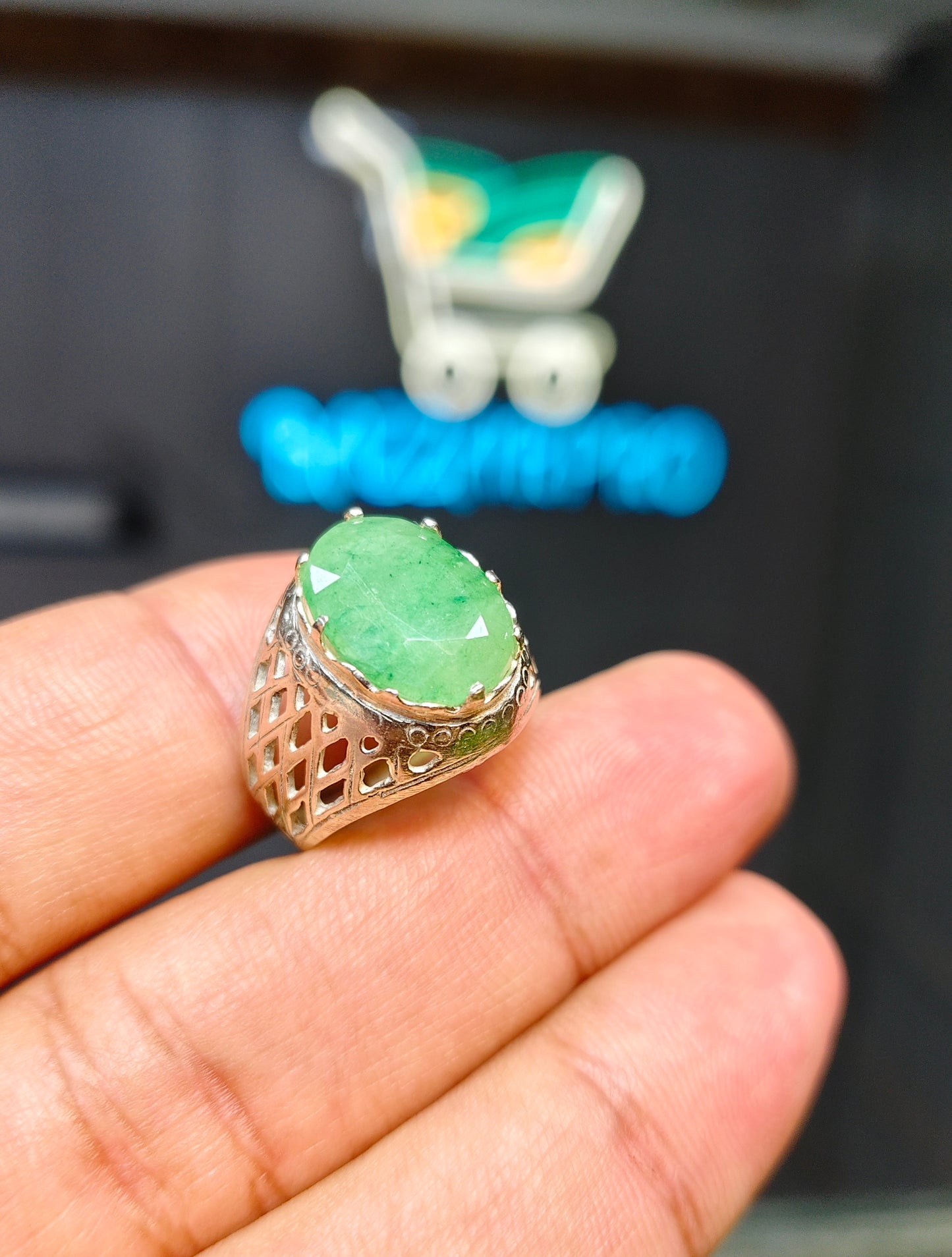 Premium Quality Zamurd Ring
