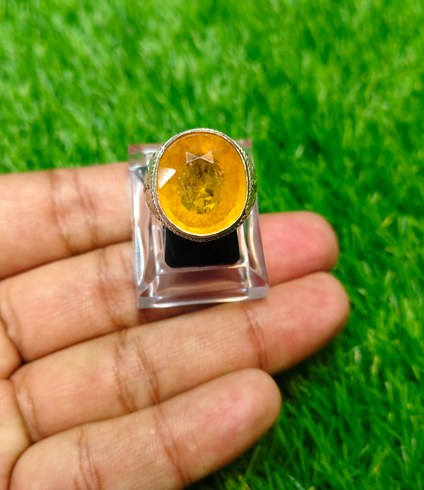 Indian Pukhraj Ring