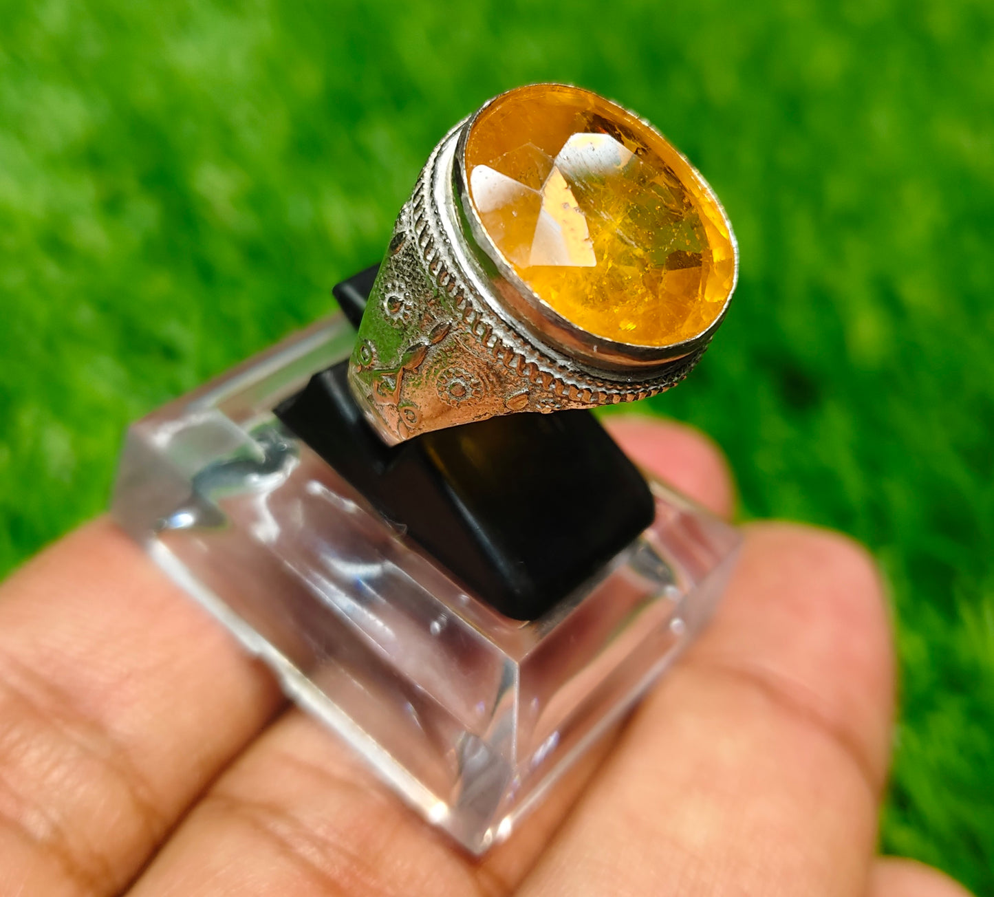 Indian Pukhraj Ring