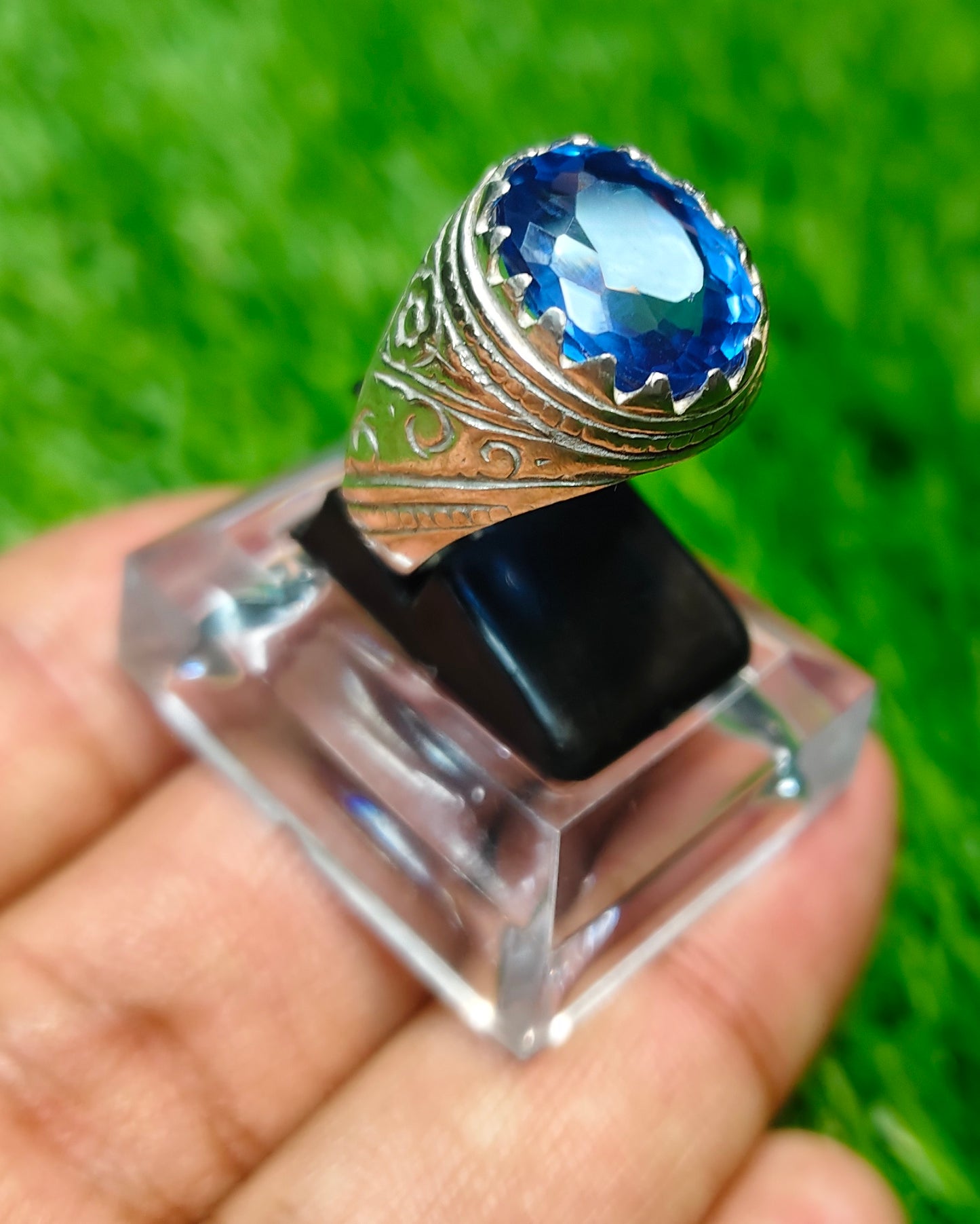 Blue Topaz Ring