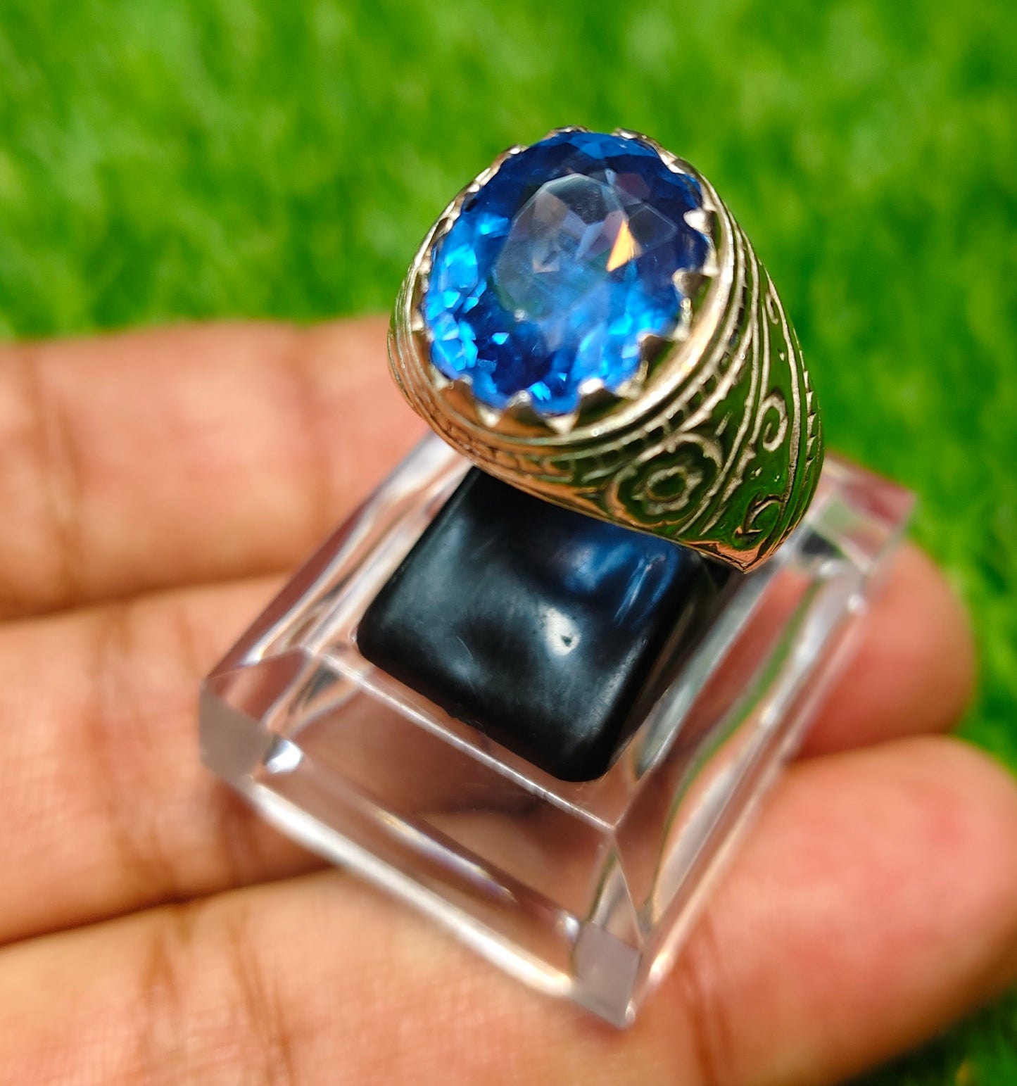 Blue Topaz Ring