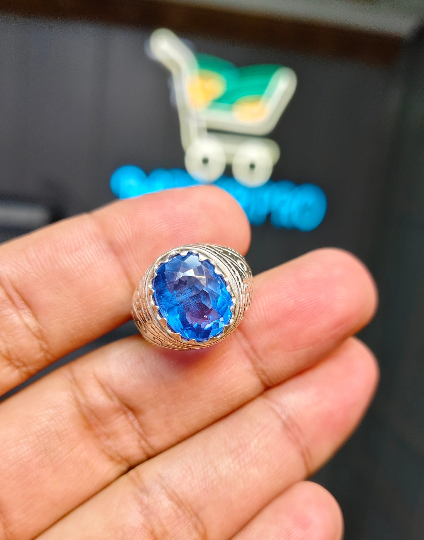 Blue Topaz Ring