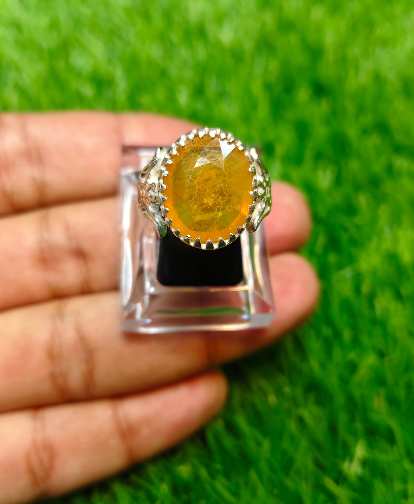 Premium Quality Pukhraj Ring