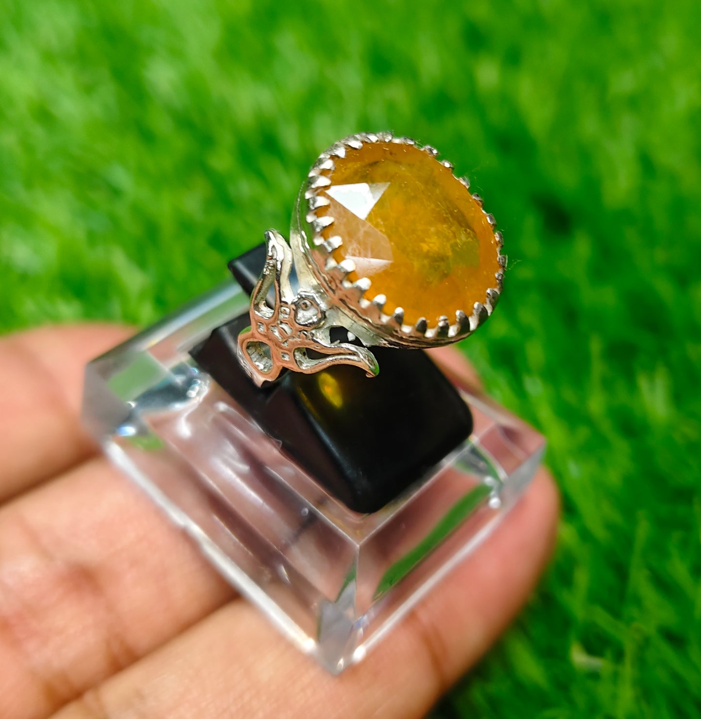 Premium Quality Pukhraj Ring