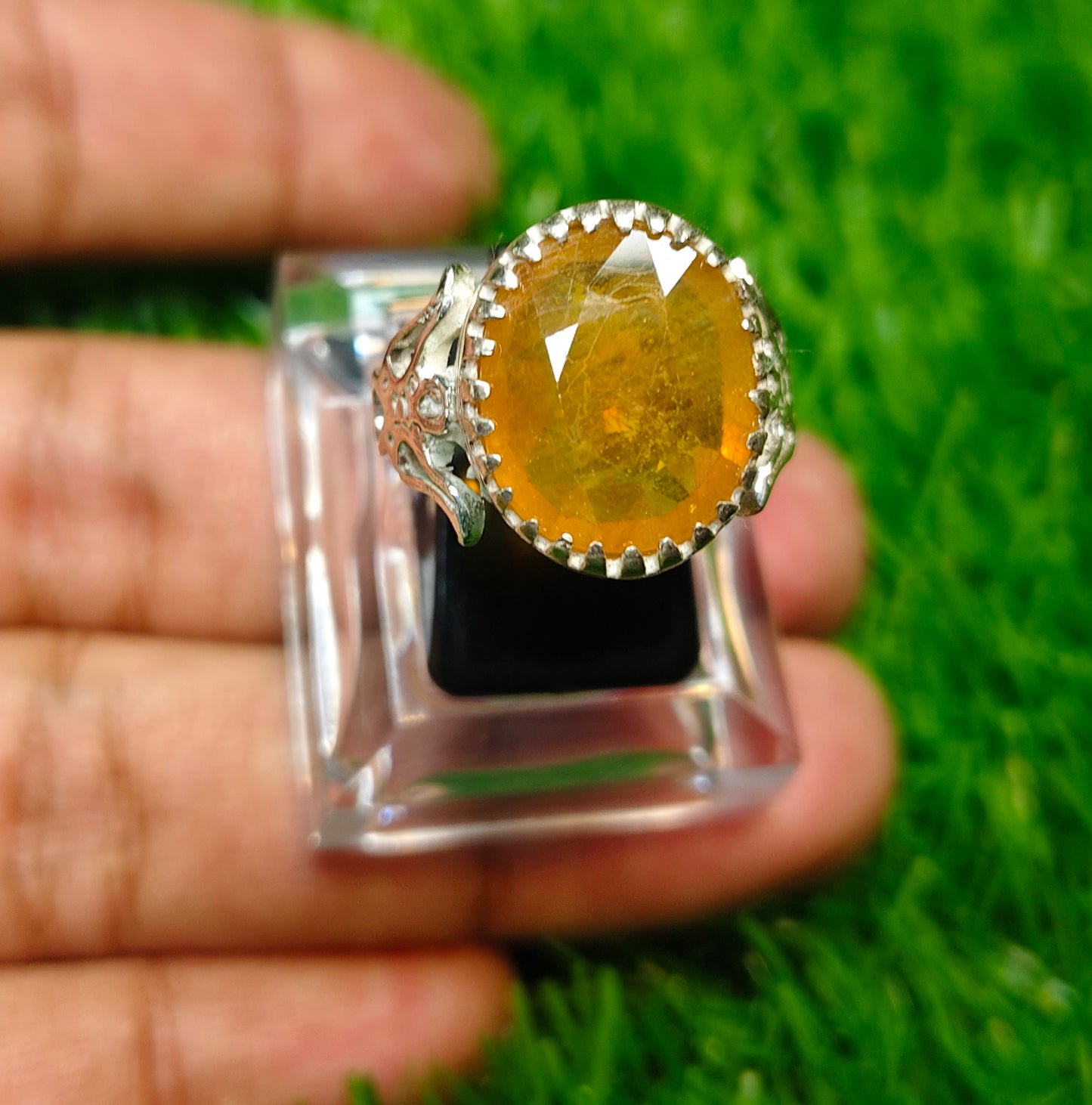 Premium Quality Pukhraj Ring